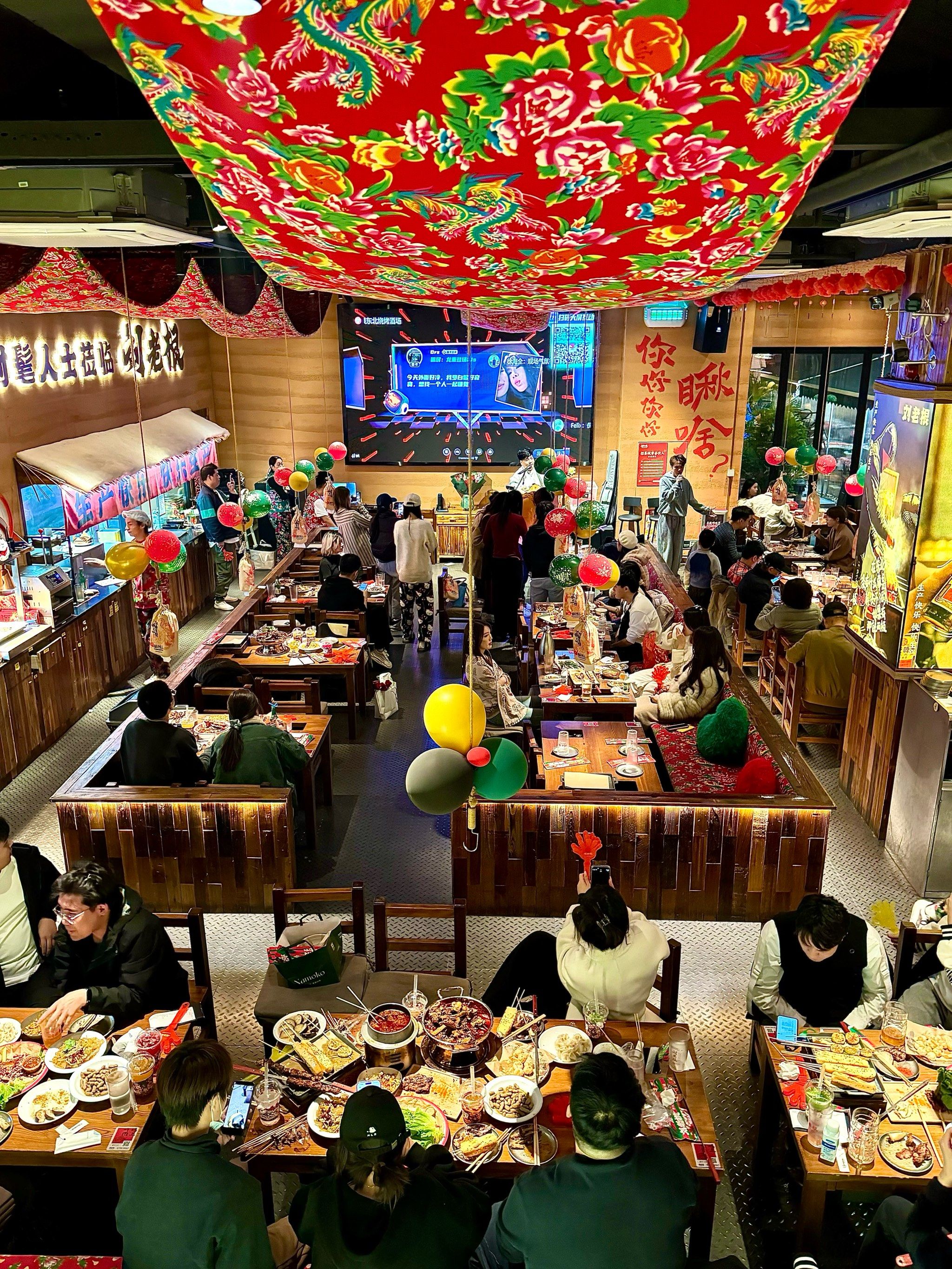 杭州东北烧烤店装修