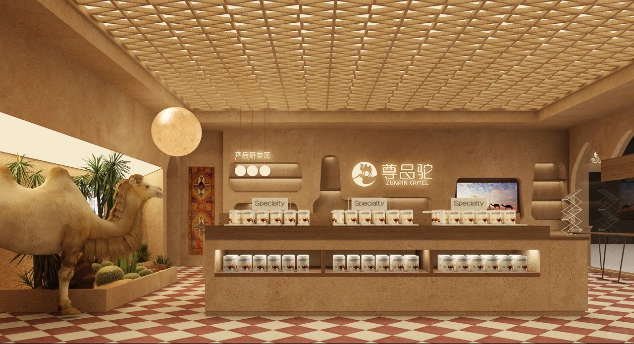杭州骆驼奶店装修