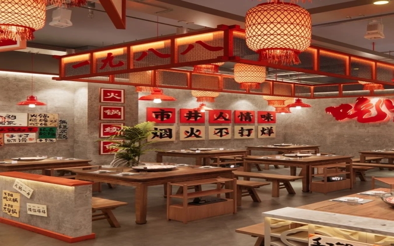 杭州麻辣香锅店装修指南：麻辣香锅店装修多少钱一平米，附详细装修报价明细